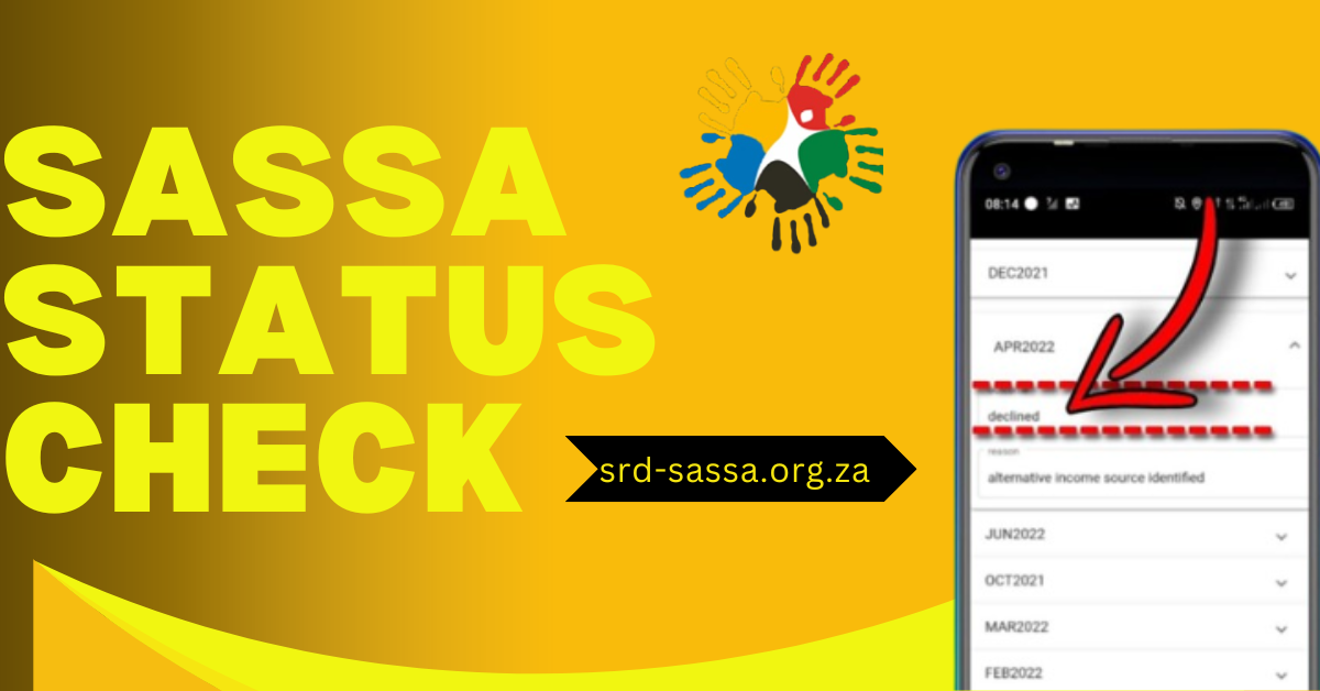 Check Your SASSA Application Status ON SMARTPHONE