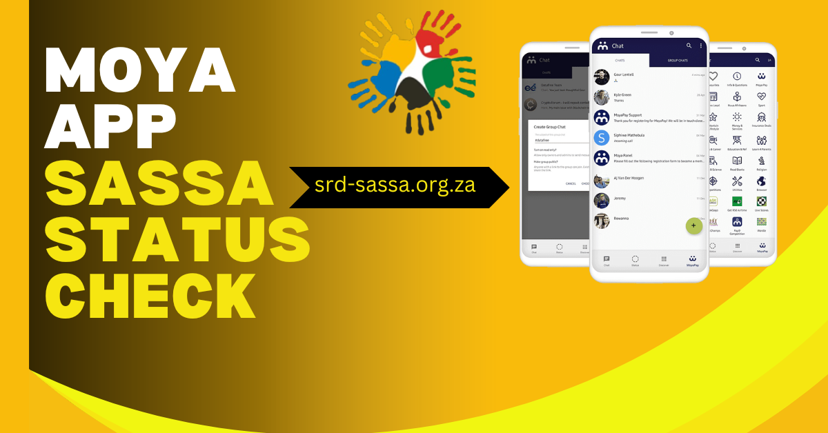 Moya App SASSA Status Check